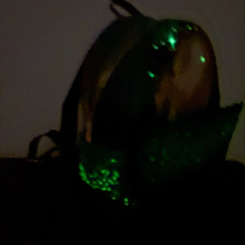 Loungefly Blue and Teal King Louie Glow In The Dark Mini Backpack